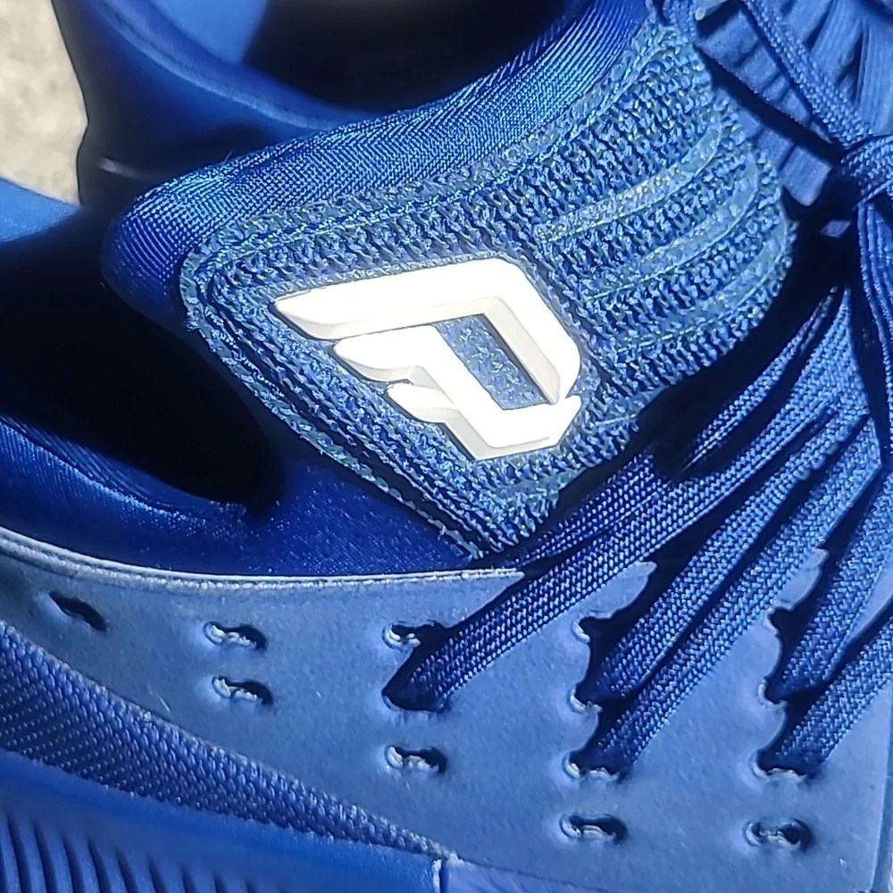 EUC Adidas Dame 3 Basketball Sneakers Men 9.5 Collegiate Royal Blue